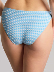 Panache | Olivia Classic Bikini Bottoms | Sky Blue Gingham