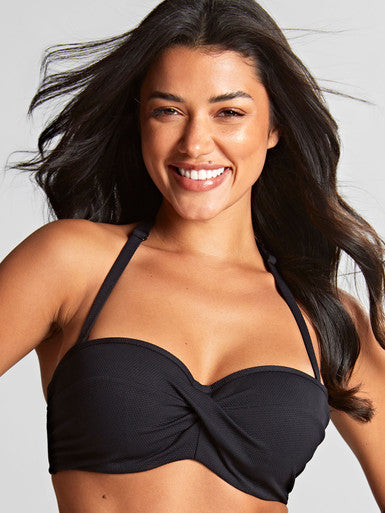 Panache | Spirti Ella Bandeau Bikini Top | Black