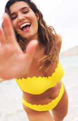 Panache | Spirit Poppy Bandeau Bikini | Sunshine