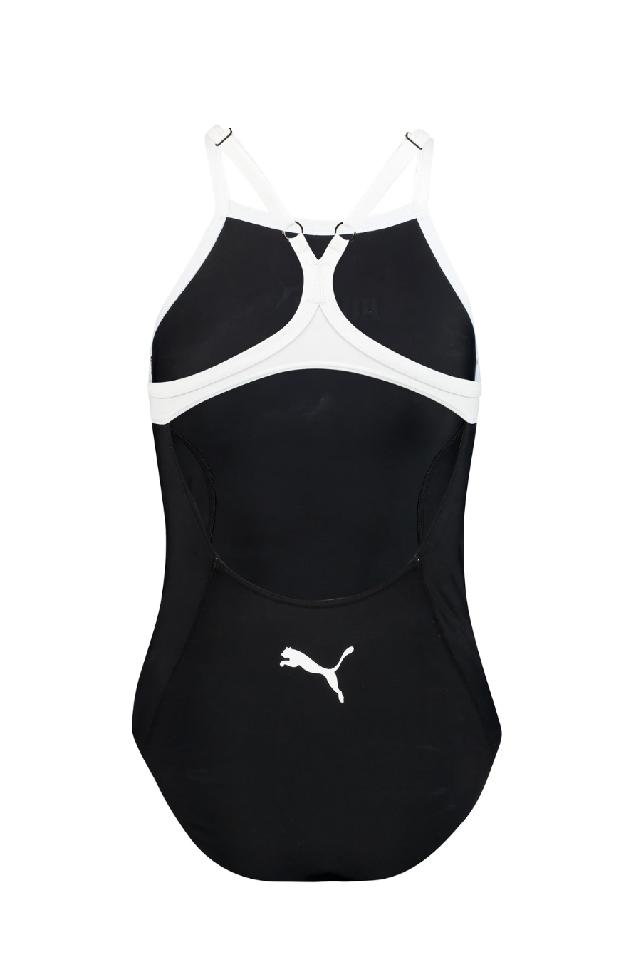Puma | High Neck Racerback Swimsuit