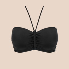 Freya | Jewel Cove Bandeau Top | Black