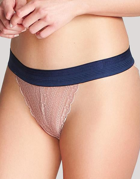 Cleo by Panache | Lyzy Tanga Brief | Blush / Ink