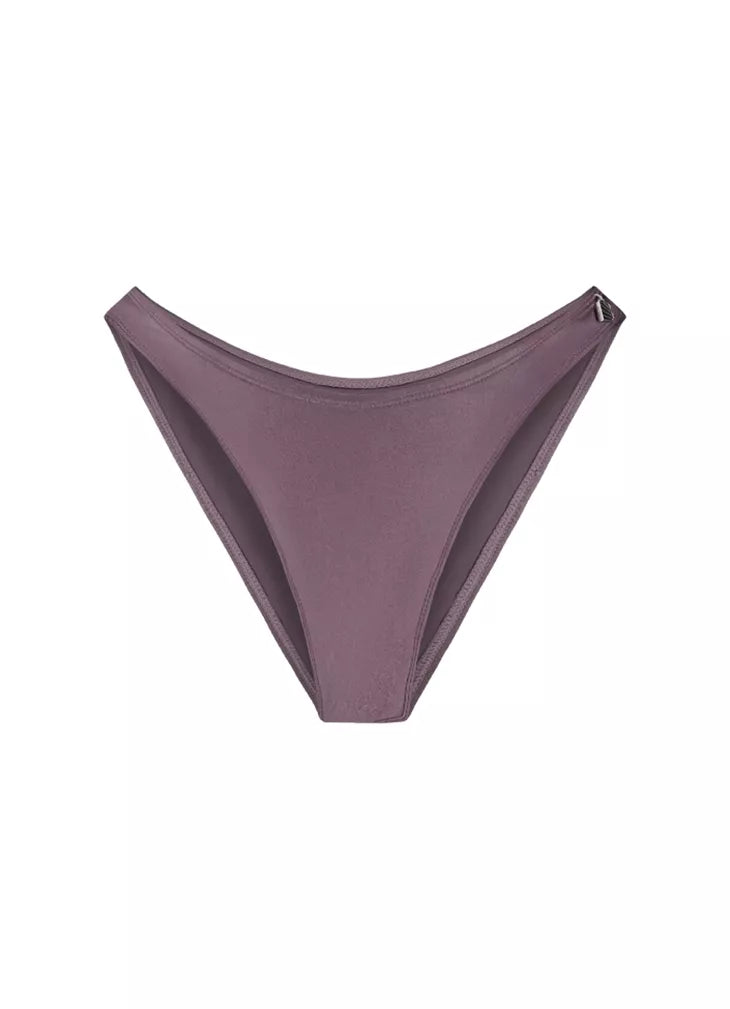 Beachlife | High Leg Bikini Bottom | Plum