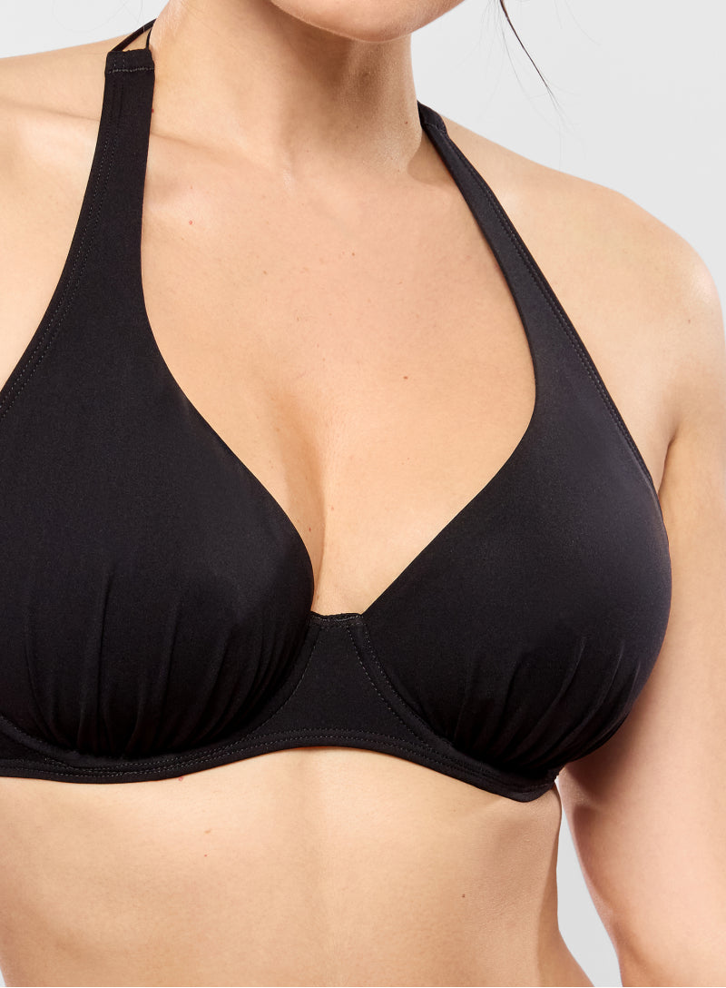 Empreinte | Jet Set Halter Bikini | Noir