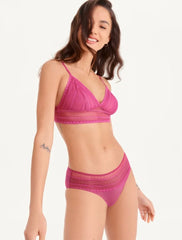 DKNY | Lace Bralette | Fuchsia
