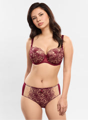 EMPREINTE | Agathe Low Neck Bra | Amarante