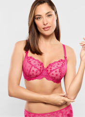Empreinte | Tess Low-Necked Bra | Rose Samba