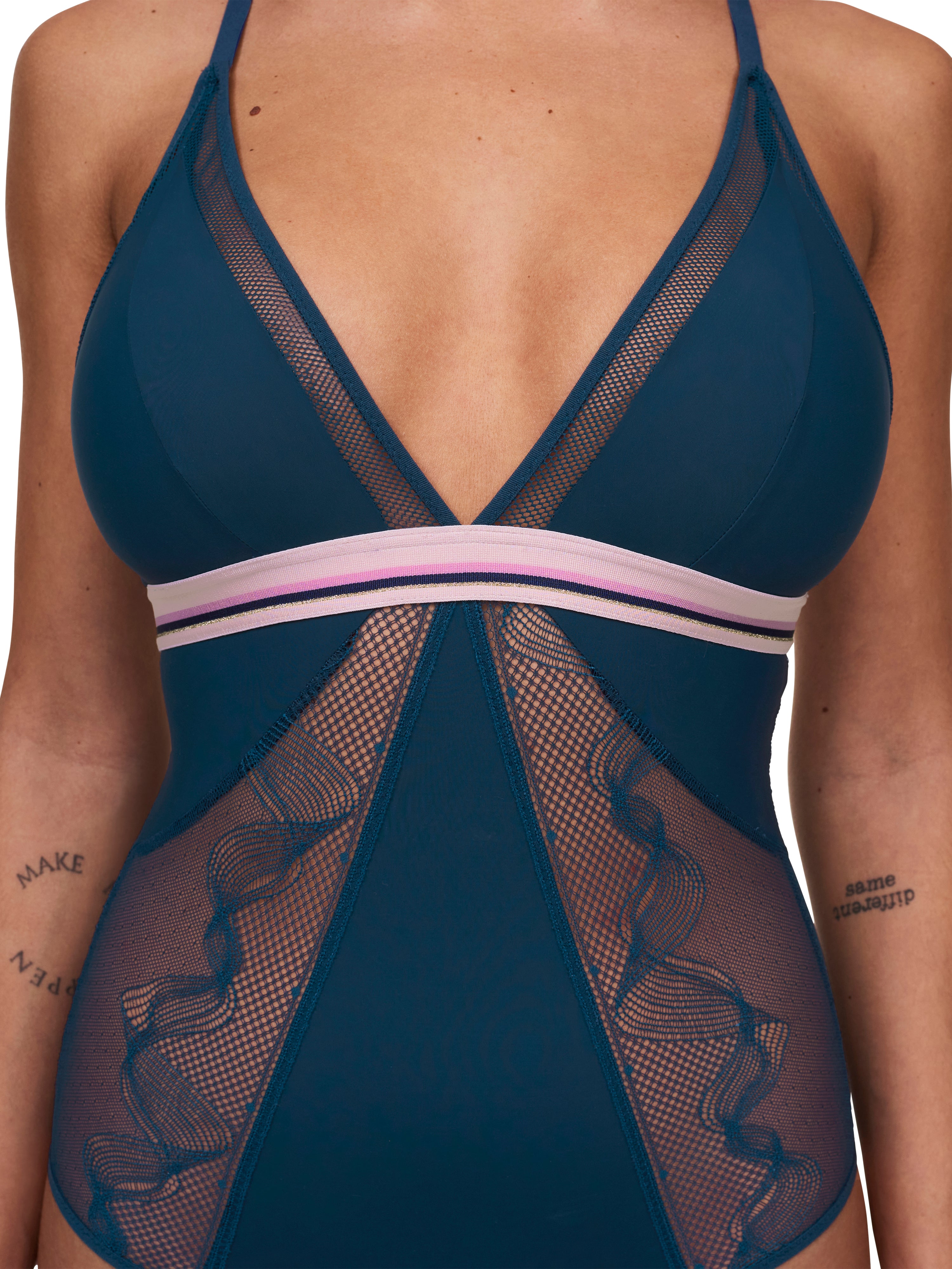 Chantelle | Paola Bodysuit | Intense Blue