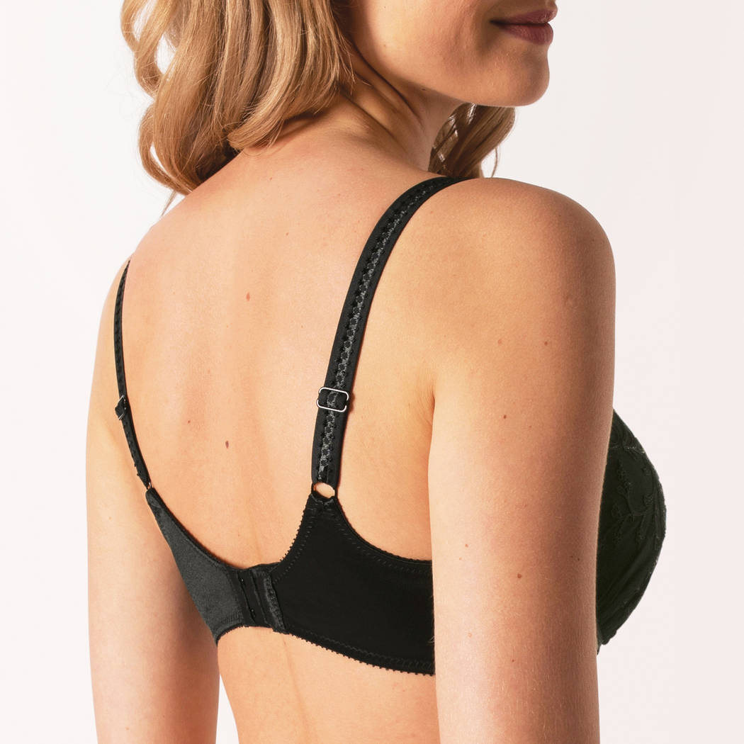 EMPREINTE | Swan Padded Plunge | Black