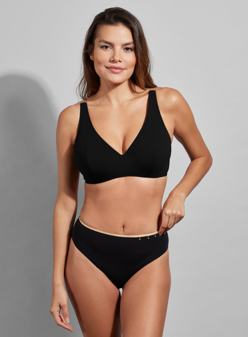 Empreinte | Cosmic Bikini Top | Black